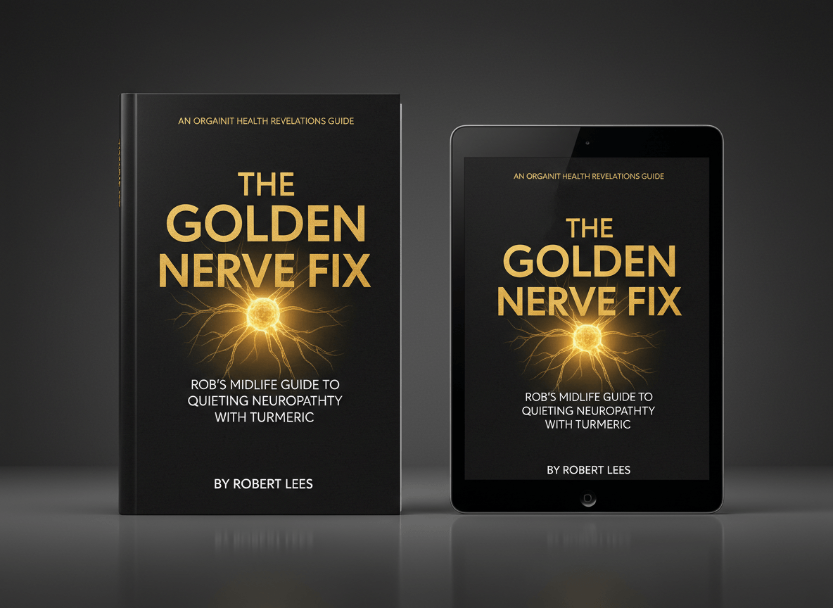 3D mockup of The Golden Nerve Fix guide by Robert Lees