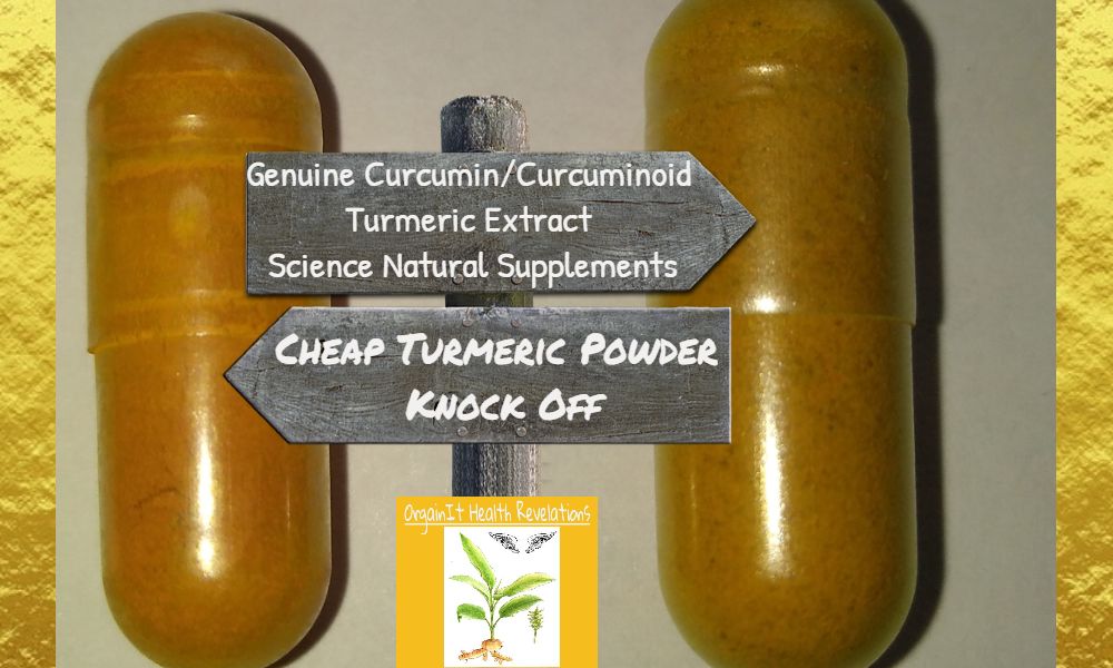 Comparison of science natural supplements turmeric with bioperine to cheaper turmeric powder capsule