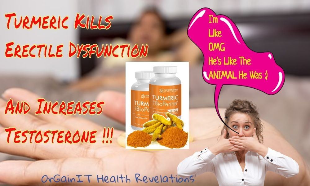 is turmeric good for erectile dysfunction good with a supplement