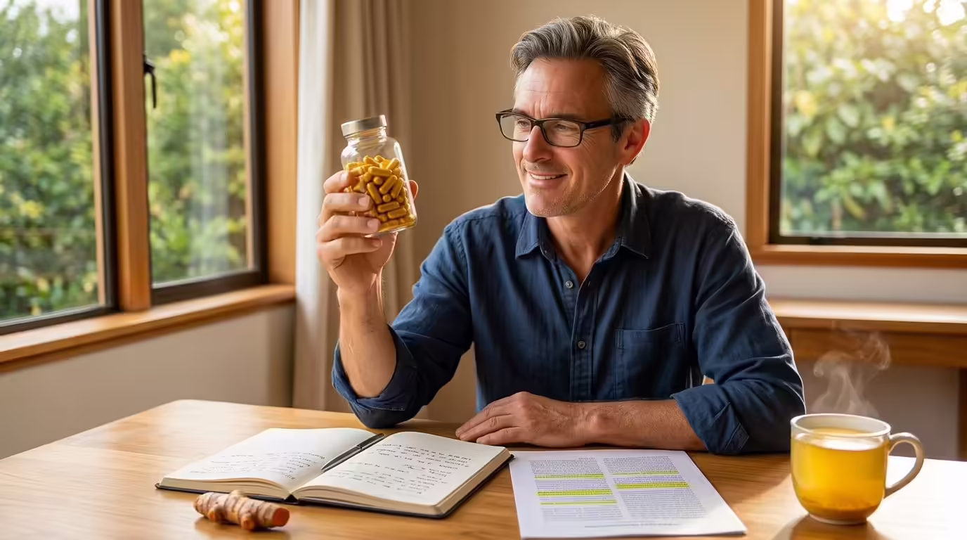 Turmeric for arthritis — clinical trial evidence head-to-head vs ibuprofen 2026