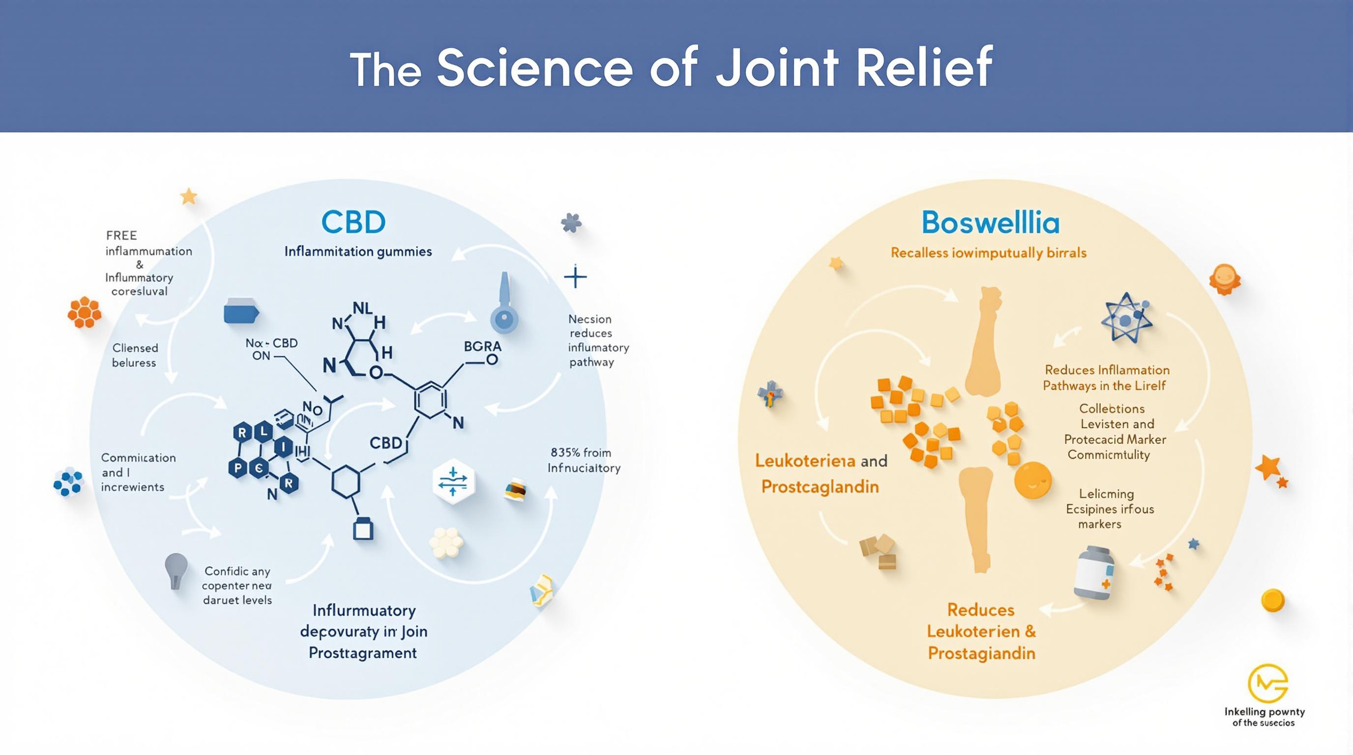 infograph detailing prosper wellness joint restore gummies recipe