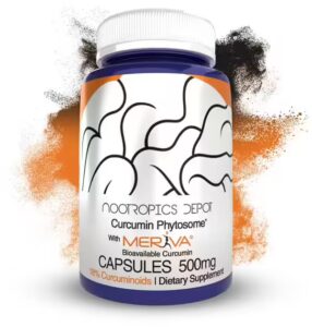 Nootropics Depot Curcumin Phytosome Meriva supplement bottle