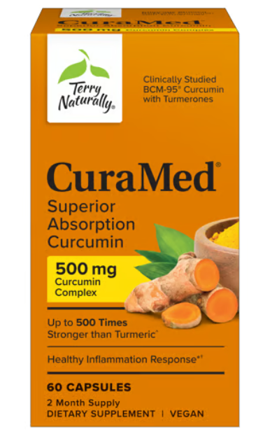 Terry Naturally CuraMed 500mg BCM-95 Vegan Capsules