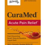Terry Naturally CuraMed Acute Pain Relief BCM-95 BOS-10 Boswellia Liquid Gels