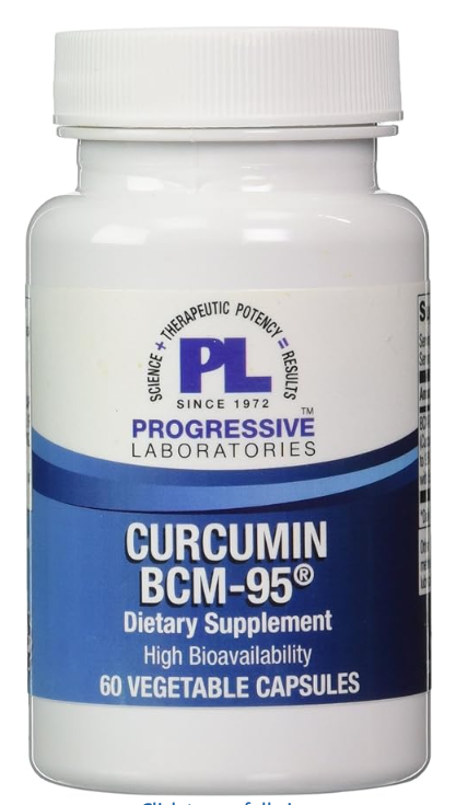 Progressive Labs Curcumin BCM-95 60 Vegetable Capsules